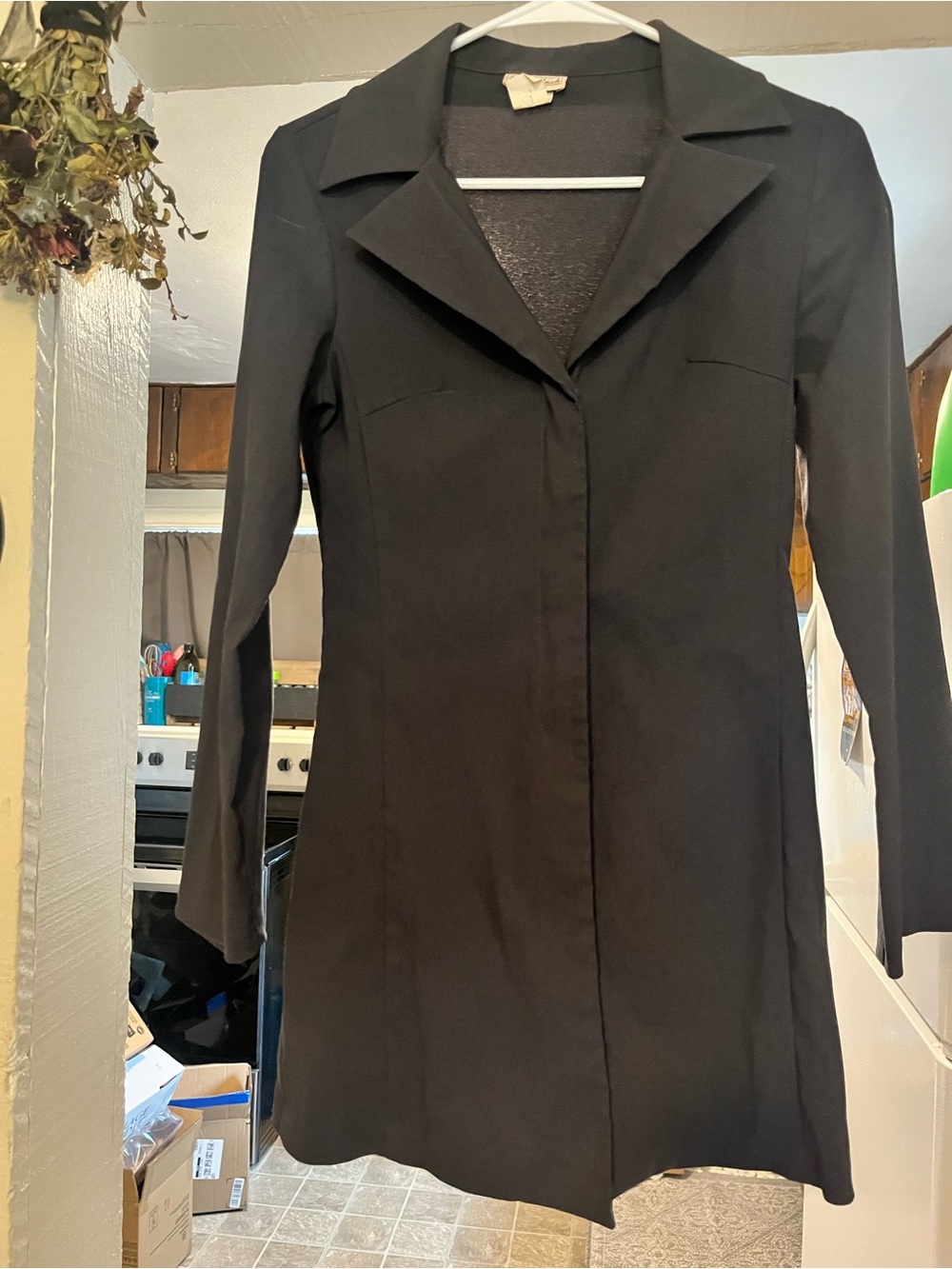 Y2K Dark Grey Fitted Blazer